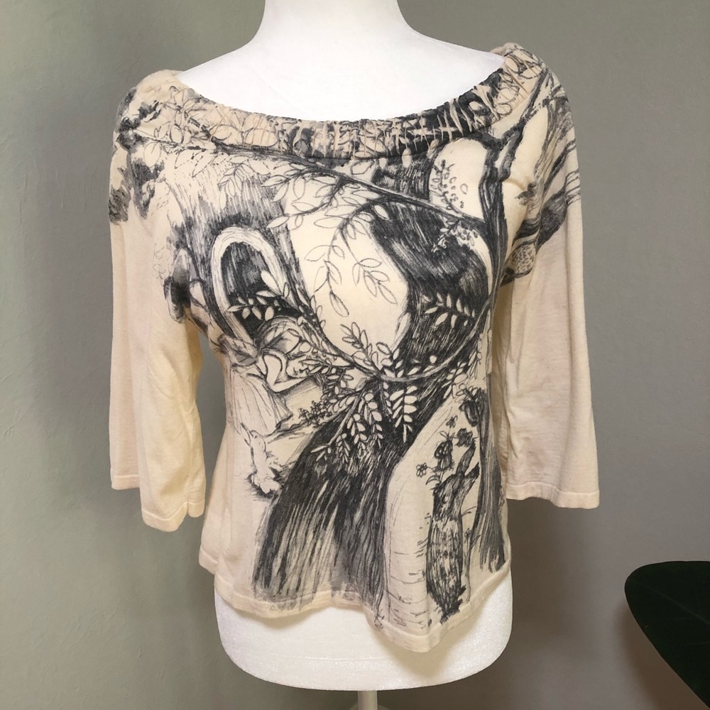 Anthropologie Moth wool & cashmere sweater Medium